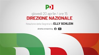 Direzione nazionale - Relazione della segretaria Elly Schlein