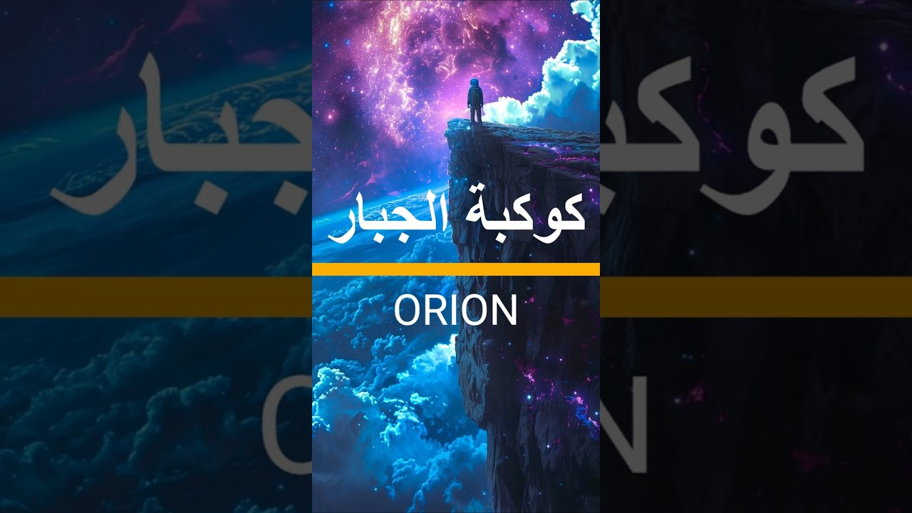 تعرف على كوكبة أوريون (الجبار)!  #الفلك #النجوم #كوكبة_الجبار