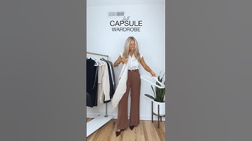 Fall capsule wardrobe!🍂🍁