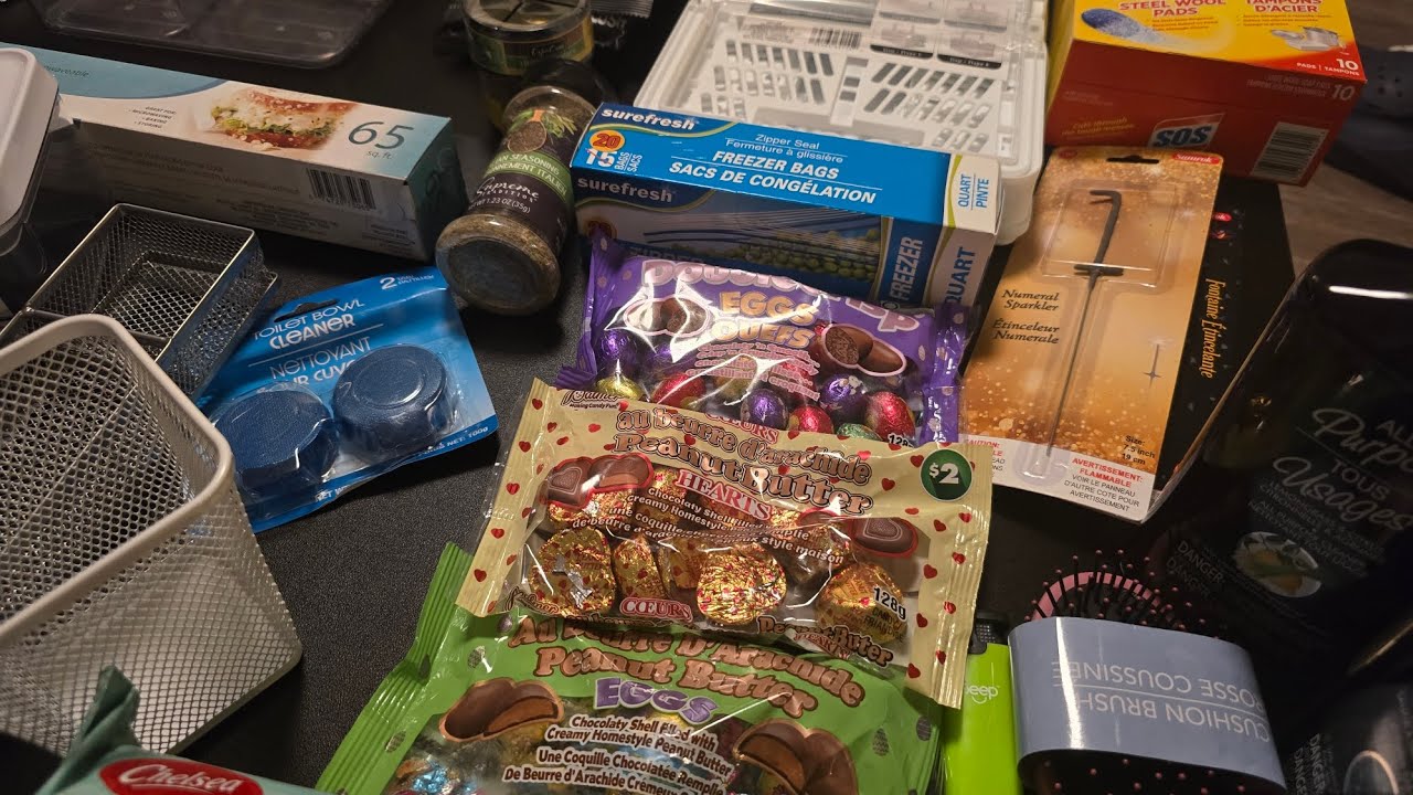 Dollar Tree and Bianca liquidation store. House haul and sweets