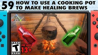 59: How to Use a Cooking Pot To Make Healing Brews on Ark Switch - The Ark Switch Survival Guide