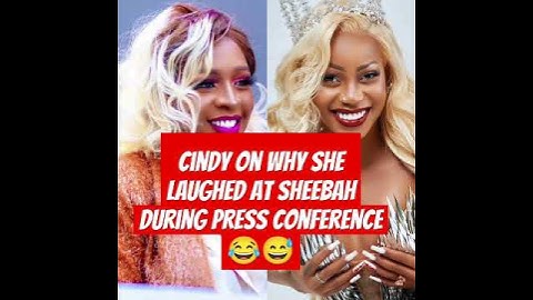 Cindy Sanyu on why she laughed at Sheebah  Karungi during press conference #sheebahkarungi #shorts
