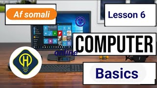 Computer basics lesson 6 af Somali