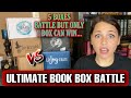 ULTIMATE BOOK BOX BATTLE | OwlCrate Vs. LitJoy Crate Vs. Fable Crate Vs. Illumicrate Vs. FairyLoot