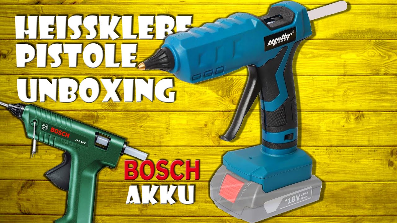 100W Cordless Hot Glue Gun For Bosch 18V Battery With 10pcs 11mm Glue Sticks 100℃-220℃ LCD Digital Display Glue Gun (No Battery) - 1420