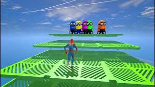 GTA 5 Ragdolls SPIDERMAN Jumps Fails Euphoria Physics #1235