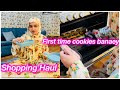 Shopping haul  first time cookies banaey salma yaseen vlogs 