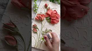 Rose Flower Live Cl , Sculpture Painting