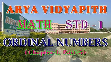 Class 1 - Maths I Numbers I Chapter-1 (Part-5) Arya Vidyapith I Best School in Motihari