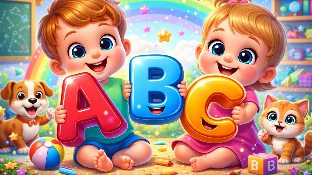 ABC Learning For Kids 😍 | A to Z Alphabet Song | Cute Cartoon ABC | Fun Learning Video For Kids