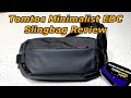 Unpack and Review Tomtoc Minimalist EDC Sling Bag / Crossbody Bag