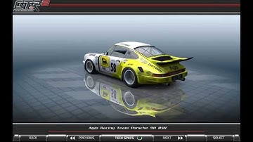 GTR2 PORSCHE 911 RSR, nice skins, GTR2@Context editor