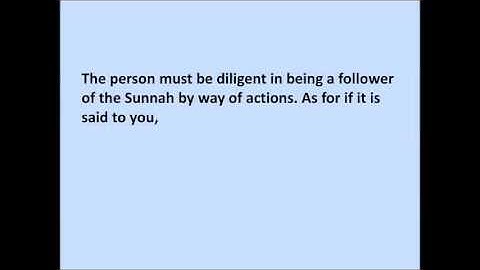 Shaykh Abdul Muhsin Al-Abbad Al-Badr :Is it permissible to say: I’m Salafi?