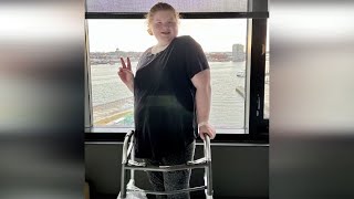 'I can finally walk': Massachusetts girl leaves hospital after battling COVID-19 for nearly 2 months