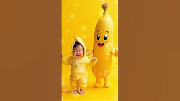 Baby dance video goes full silly with chicken banana🍌adorable fun
