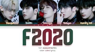 TXT (투모로우바이투게더) 'F2020' Lyric Video (Original Song: Avenue Beat) - Color Coded Lyrics