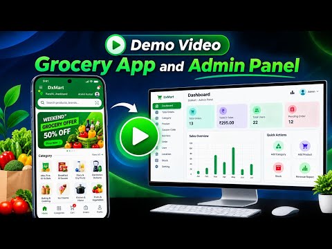 Complete Grocery App Demo with Admin Panel | Flutter PHP MySQL | Source Code