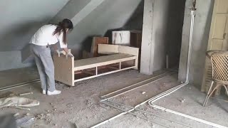 Beautiful girl renovated her house & She left the city and rented a cheap house Free Life Full video