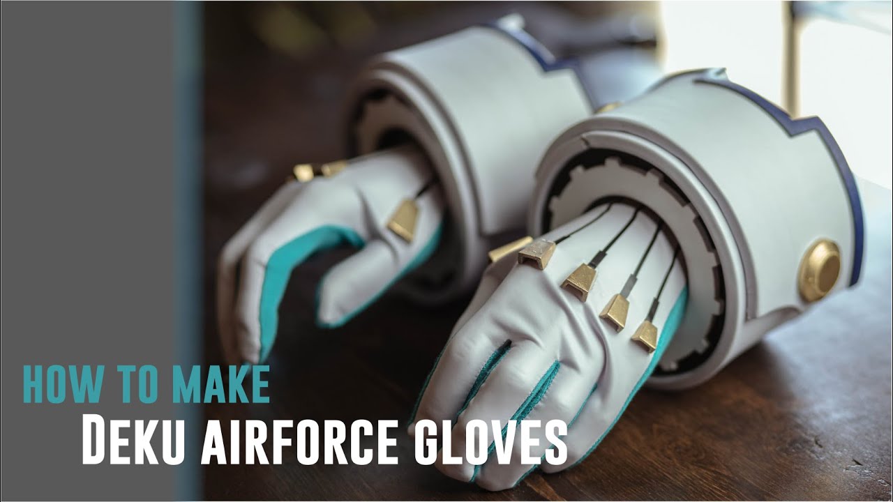 How To Make Deku Gloves Airforce Gloves My Hero Academia Youtube - roblox custom built gloves