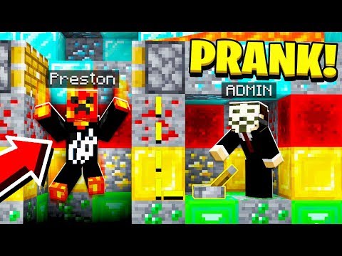 MINECRAFT ADMIN PRANK On My Server! (Admin Troll)
