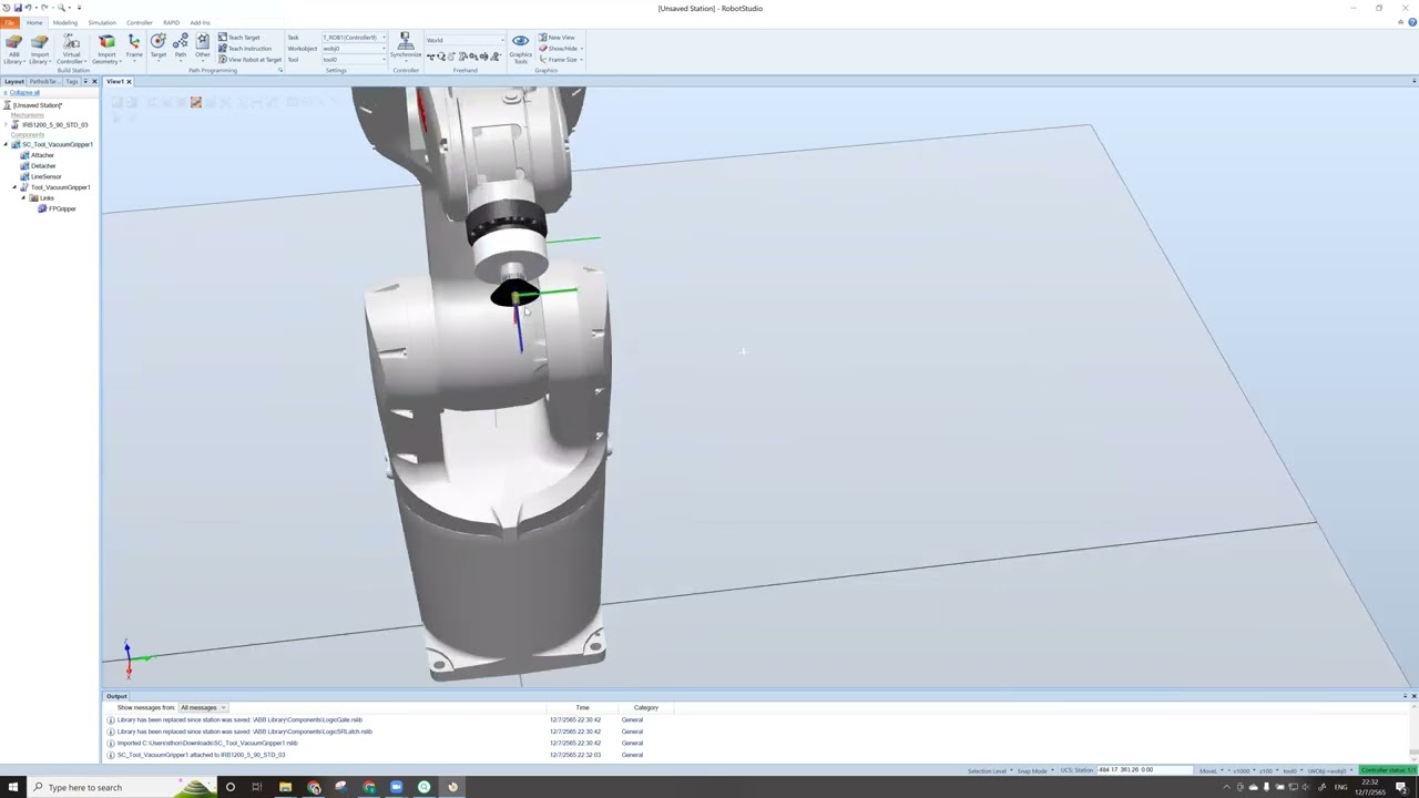 how to add a vacuum gripper [THAI] YouTube