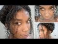 The Crown Braid on Thick Curly Hair | Natural Hair