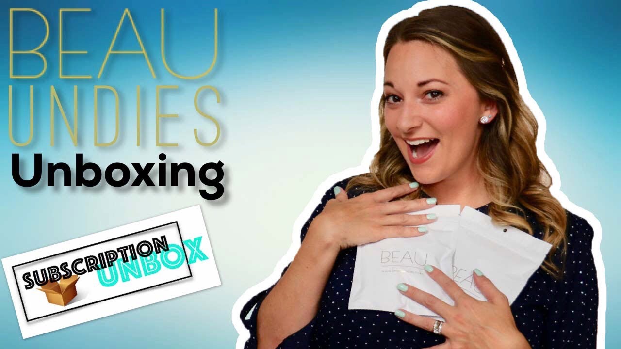 Women's Underwear Subscription Beau Undies Unboxing YouTube