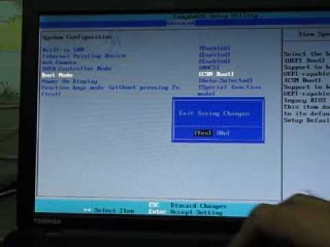 How to Fix Toshiba Boot Failure | Secure Boot Feature | No ...