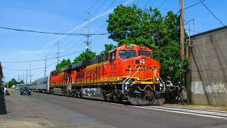 Executive Train Rare Street Running! [Clip]