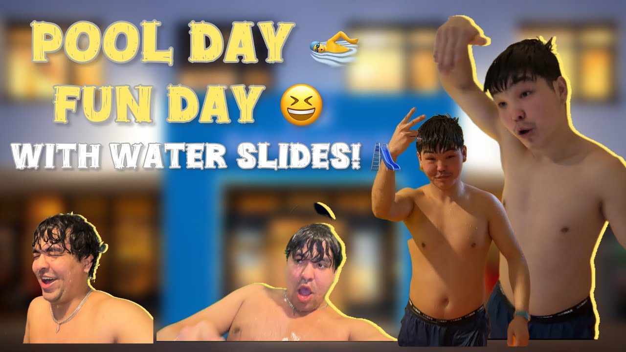 Pool Day😍|| Trying Every Water Slide at the Pool!🤪|| Hazaragi Vlog || MurAli Vlogs ||