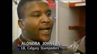 1996 West Final post Stampeders postmortem CBC Newsworld
