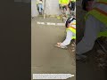 Manual Concrete Edge Finishing Process | Professional Cement Floor Smoothing Technique.