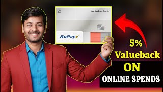 New CRED IndusInd RuPay Credit Card Launched | 5% on Online and CRED UPI