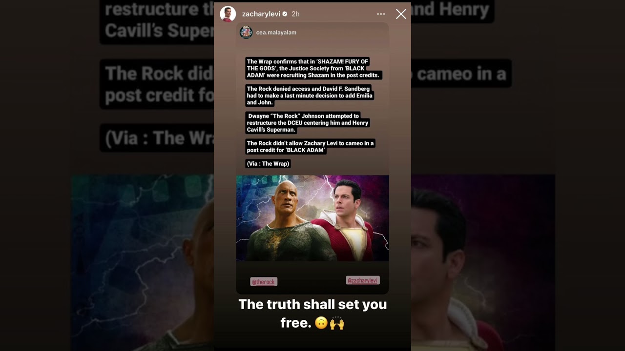 The Rock Denied Shazam Cameo In Black Adam