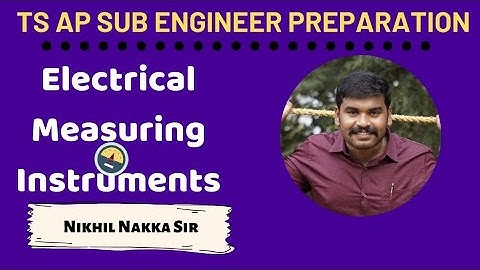 (Telugu) Important Points about PMMC Instruments | TS AP Sub Engineer Course | Nikhil Nakka