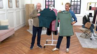 Denim & Co. Dream Fleece Hooded Tunic Sweatshirt on QVC