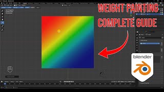 Blender 4.5 Weight Painting Complete Guide, Part 11 Tutorial