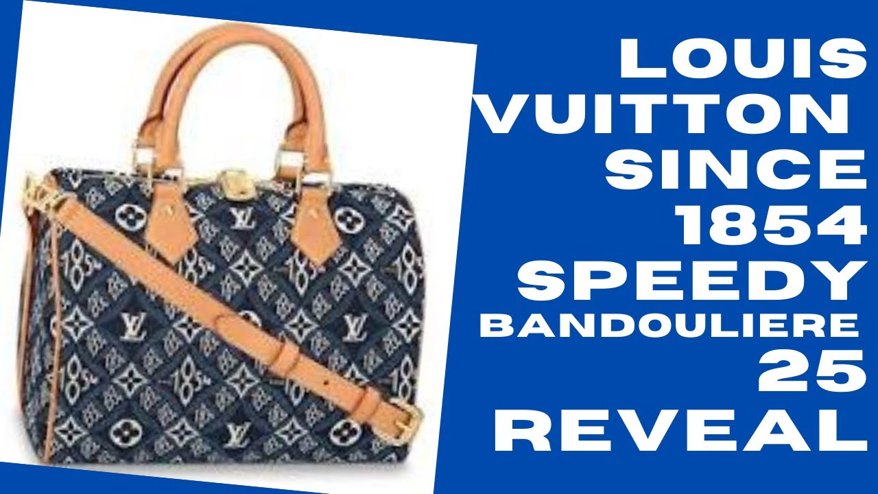 LOUIS VUITTON SINCE 1854 SPEEDY B 25 AND POCHETTE COSMETIQUE REVEAL 