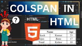 COLSPAN IN HTML #trendingnow #trendingnow #trendingnow #trendingnow #viral #viral #viralvideos
