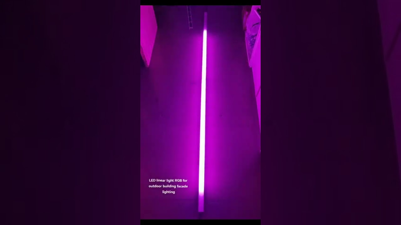 LED linear light DMX512RGB RGBfor outdoor building lighting club bar 