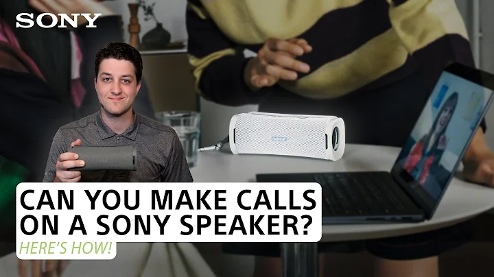 How to use your Sony wireless speaker for phone calls