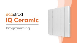 Ecostrad iQ Ceramic  Programming