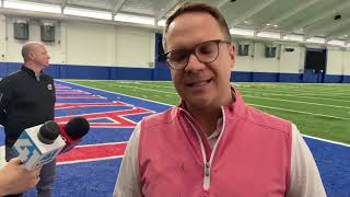 Travis Goff provides progress update on David Booth Kansas Memorial Stadium renovations