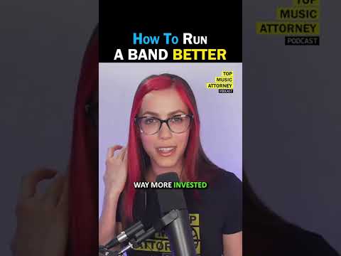 How To Run A Band Better | Music Artist Tips from an Entertainment Attorney