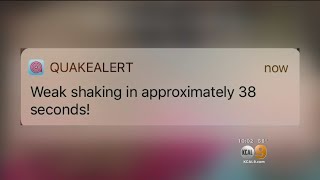 Even before seismologists at caltech got a heads up on thursday's
tremor, one app being rolled out soon was notifying users. rachel kim
reports.