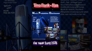Timo Frank - DIVA die neue Single 2025 Hörprobe aus dem Tonstudio