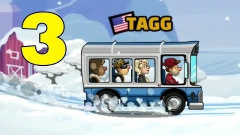 Hill Climb Racing 2 -  Bus Ride - Part 3 [First Snow, Hill Climb Cup, Cup in the Woods] Android
