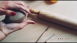Seramiğe Yeni Başlayanlar Için Basit Tabak Yapımı Simple Plate Making For Ceramic Beginners