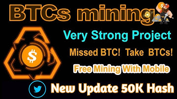btcs.love BTCs Mining | How To Receive 50K Hash | How To Add Twitter Account Satoshi App