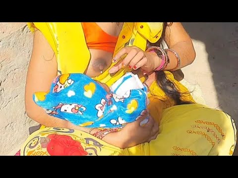 India village breastfeeding vlog||desi breastfeeding india